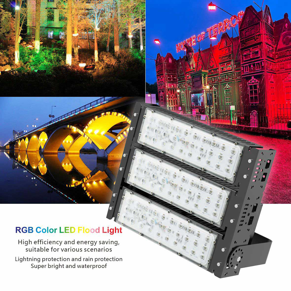 rgb led flood light