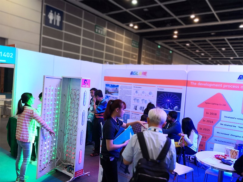 Congratulations! Aglare lighting made a success in the 2018 IAAPA AAE in Hong Kong