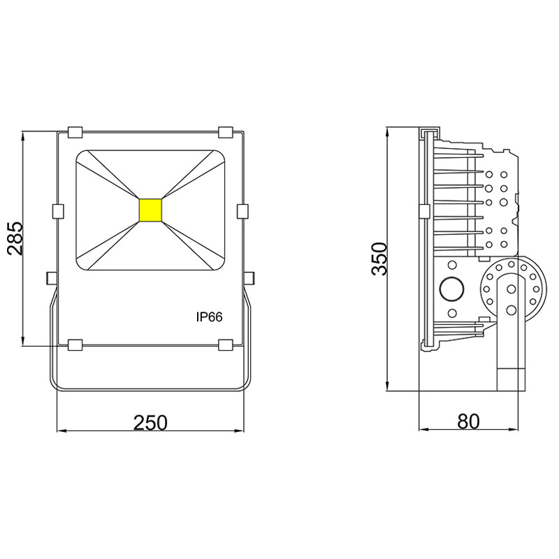 70w outdoor led basketball court flood lights